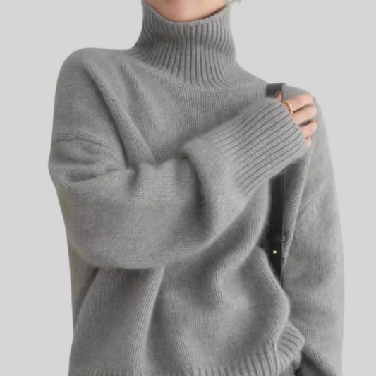Elsa | Jersey de punto grueso cuello alto