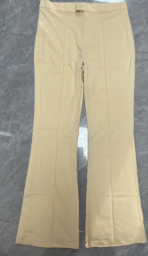 Mía | Pantalón recto estampado suave